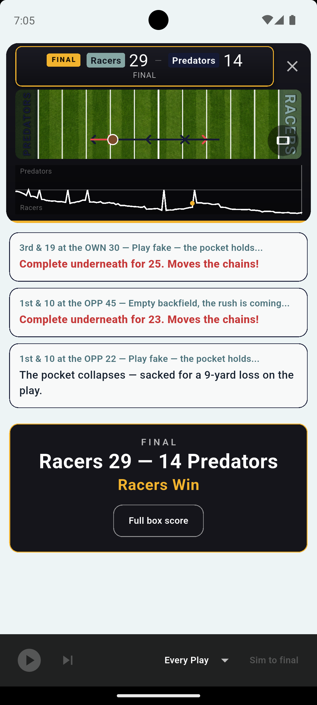 Gridiron Football Pro screenshot