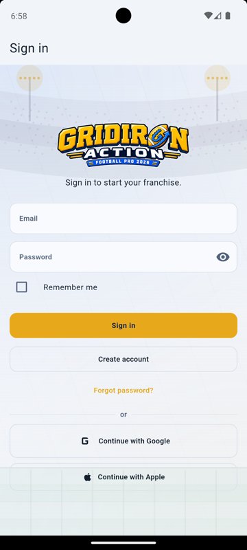 Gridiron Football Pro original screenshot 2