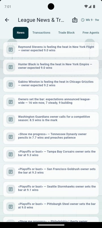 Gridiron Football Pro original screenshot 21