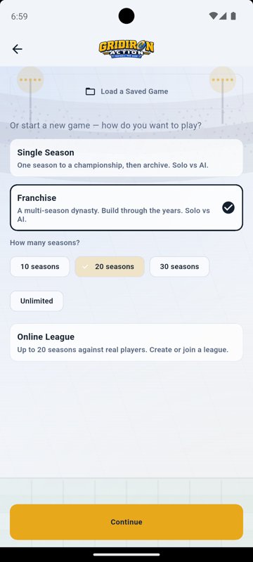Gridiron Football Pro original screenshot 3